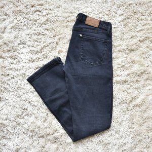 Madewell charcoal gray boot cut jeans